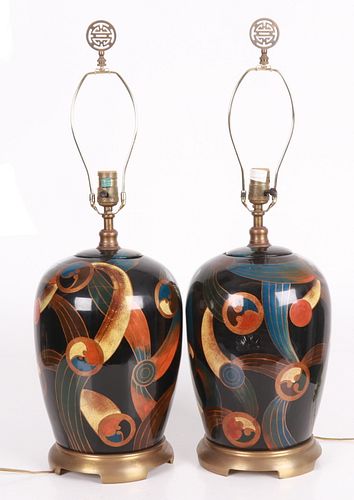 A Pair Of Maitland Smith Table Lamps