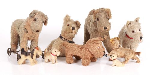 A Group of Mohair Terriers