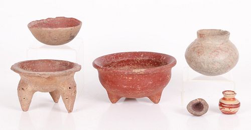 A Group of Pre Columbian Pottery