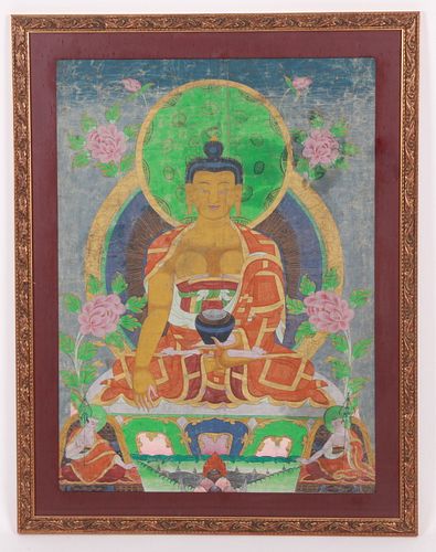 A Tibetan Thangka Painting