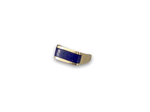 Vintage 14kt Gold and Lapis Lazuli Ring