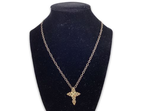 Sterling Silver Cross Pendant and Chain