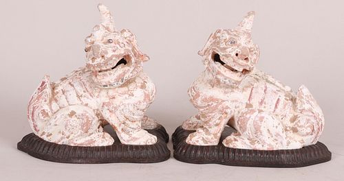 A Pair of Chinese Han Dynasty Figures