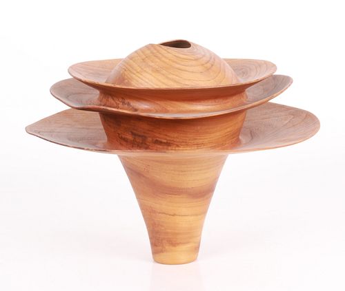 A Turned Wooden Vessel by Ron Fleming