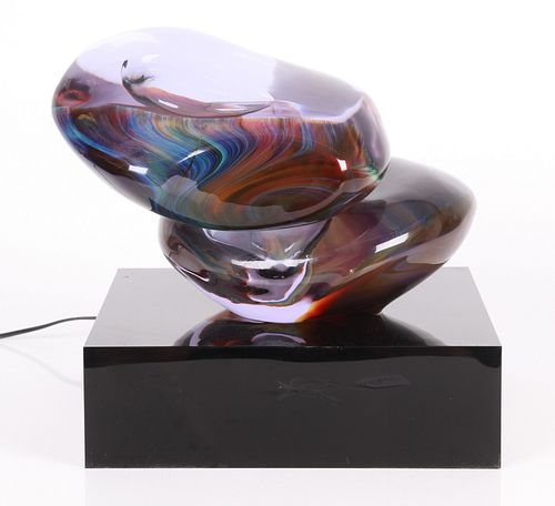 Dino Rosin, Murano, Art Glass Sculpture