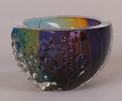 Leon Applebaum (Born 1945) Art Glass Vessel