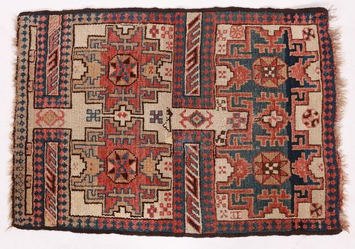 An Unusual Caucasian Antique Rug