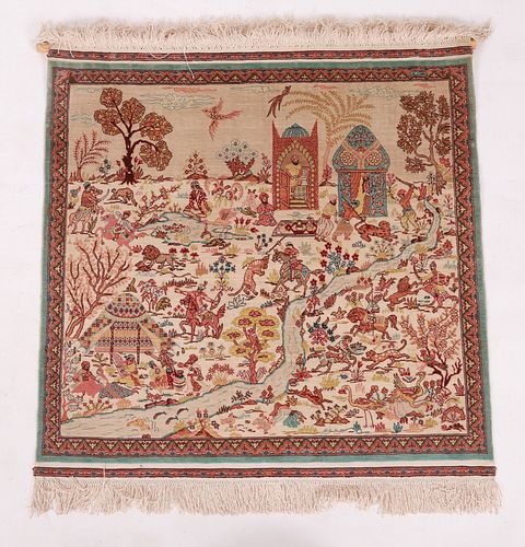 Hanging Silk Persian Tapestry