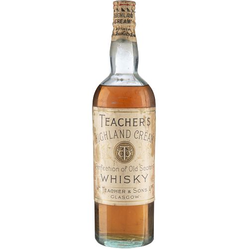 Teacher's. Highland Cream. Old Scotch. Scotland.