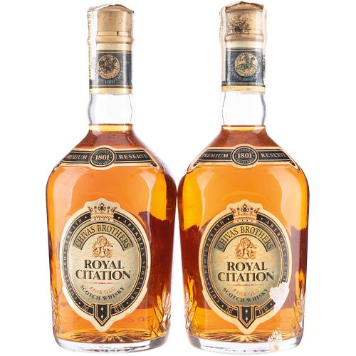 Chivas Brothers. Royal Citation. Blended. Scotch Whisky. Scotland. Piezas: 2.