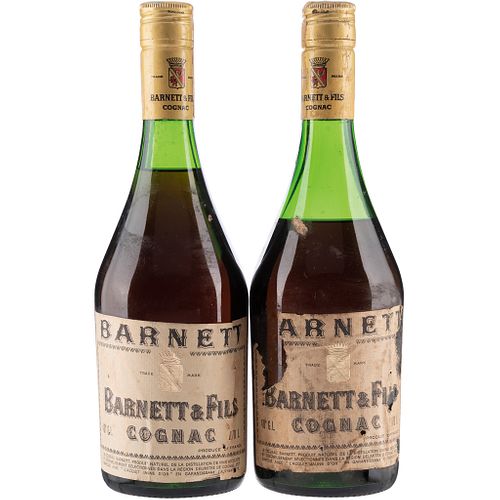 Barnett & Fils. V.S.O.P. Cognac. France. Piezas: 2.