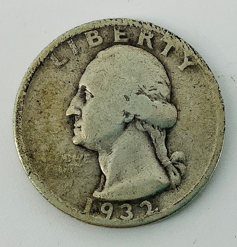 1932-D Washington Silver Quarter