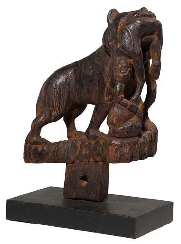 Asian Carved Wood Sculpture