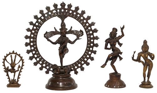 Indian Chola Style Dancing Figurine Assortment