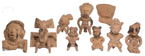 Pre-Columbian Veracruz Figurine Assortment