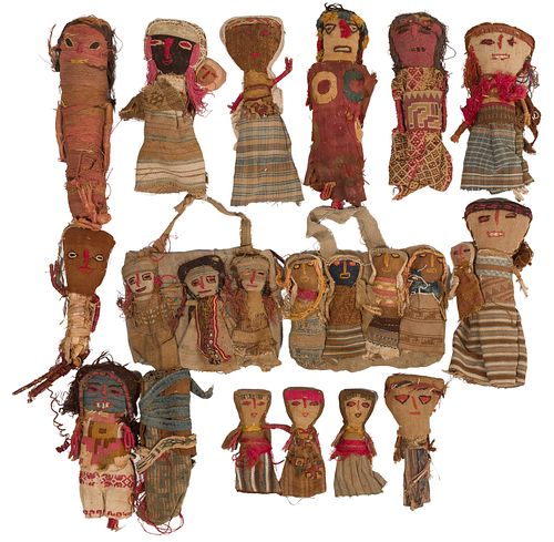 Peruvian Chankay Mummy Dolls