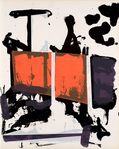 Mitchell u.a., Joan 16 Farbserigraphien in: Abstract Expressionism. 1960. 4 Bände mit Graphiken zu Gedichten amerikanischer Dichter. Pro Band 4 Serigr