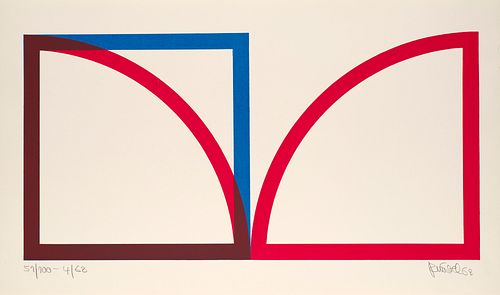 68 ´Berlin Prospect Grafik. 1968. Mit 30 Arbeiten. Verschiedene Techniken, u. A. Serigraphie und Lithographie, überwiegend farbig und auf Papier. Blat