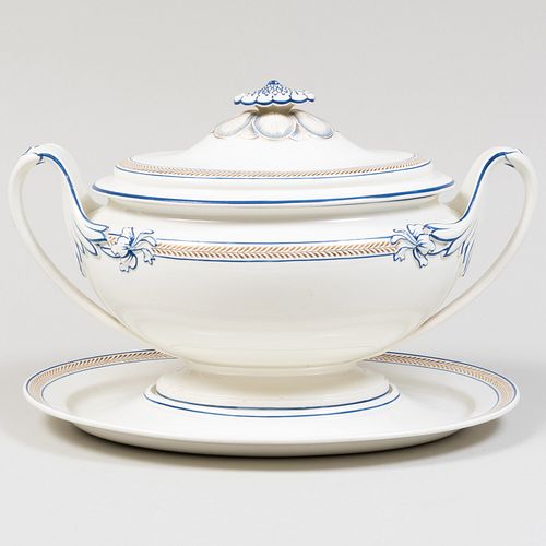 Wedgwood Creamware Tureen, Cover and Underplate