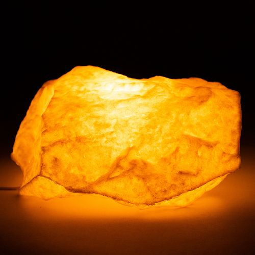 Modern Synthetic Rock-Shaped Lamp