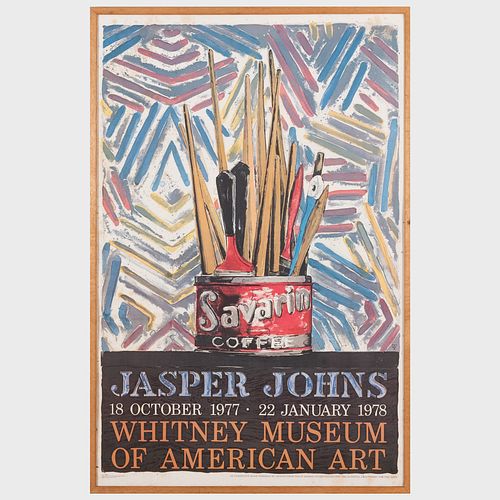 After Jasper Johns (b. 1930): Whitney Museum of American Art Poster