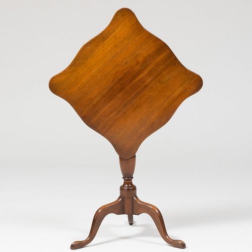 Federal Style Mahogany Tilt-Top Side Table, Kittinger