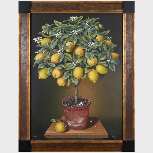 JosÃ© Escofet (b. 1930): Orange Tree; and Lemon Tree