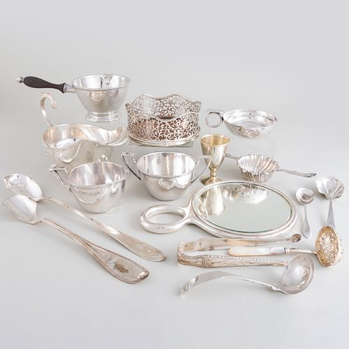 Group of Silver and Silver Plate Tablewares