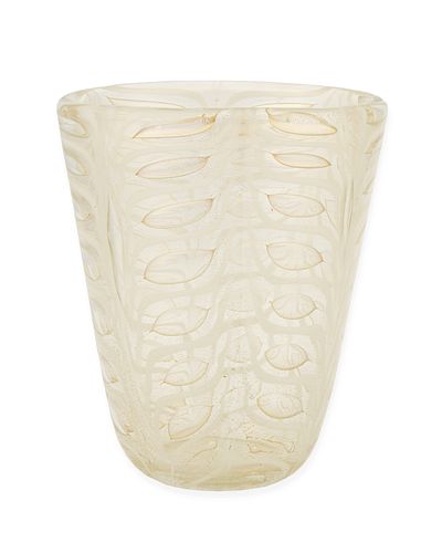 A Barovier & Toso "Graffito" Murano glass vase