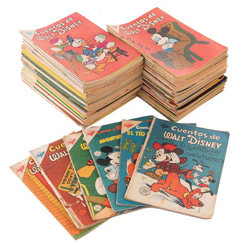 Disney, Walt. Cuentos de Walt Disney. México: Sociedad Editora América – Novaro Editores Impresores, 1950’s – 1960’s. Piezas: 106.