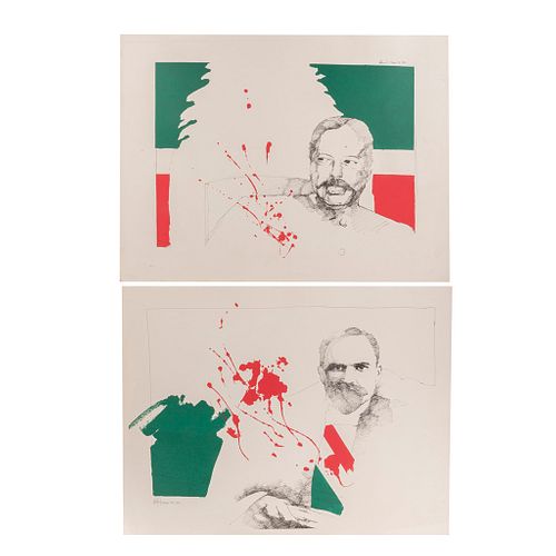 Personajes Históricos Mexicanos. México, 1982. Serigrafías 49.5x65 cm. Miguel Hidalgo, José María Morelos Pavón, etc. Pzas: 12.