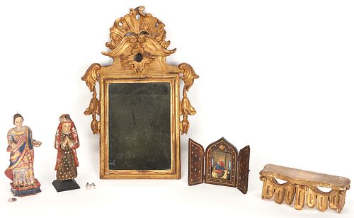 5 Decorative European Items, incl. Ecclesiastical