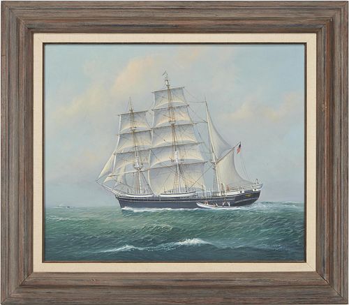 Earl E. Collins O/C Marine Painting, Charles W. Morgan
