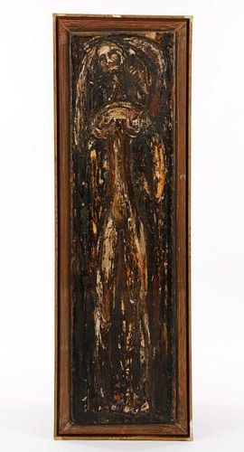 "Nude Woman Tribe", MM on Wood, Steffen Thomas