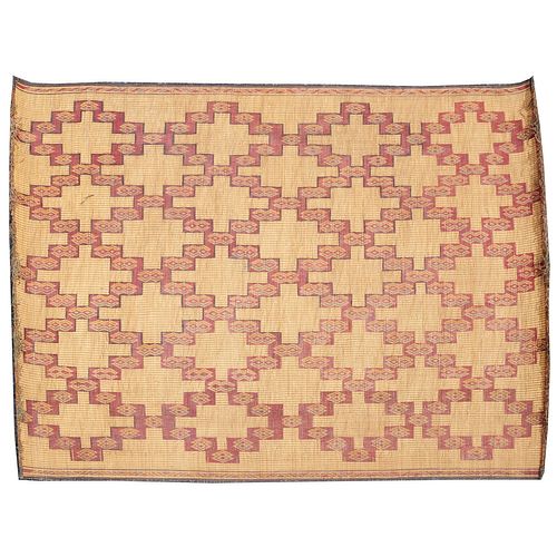 Tuareg hand-woven jute carpet