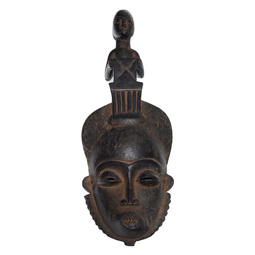 Baule Peoples, 'mblo' portrait mask