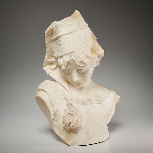 A. Piazza, marble Odalisque bust