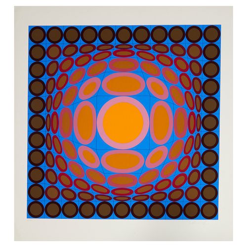 Victor Vasarely, signed serigraph