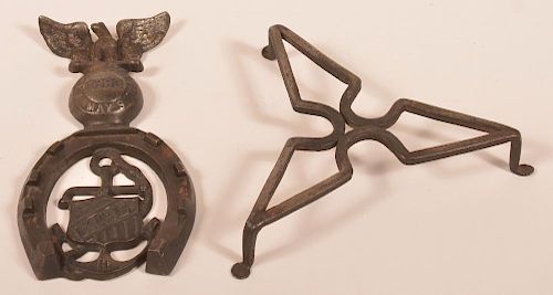 Two 19th Century Metal Trivets.