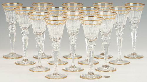 14 St. Louis Excellence Crystal Burgundy Wine Glasses