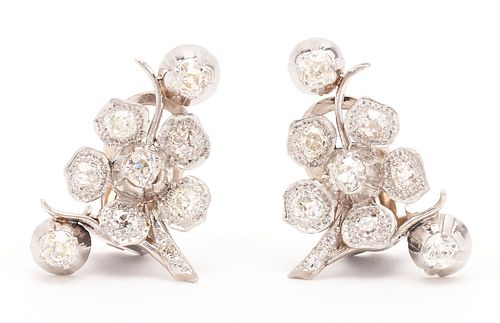 14K Gold & Diamond Earrings