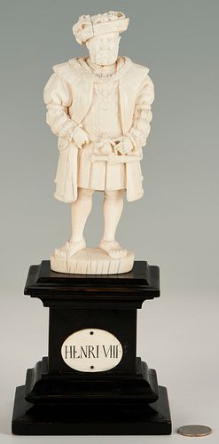 19th C. Carved Figure of Henry VIII