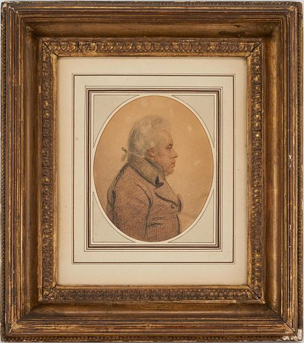 Attrib. Charles Balthazar J.F. de Saint-Memin, Portrait of a Gentleman