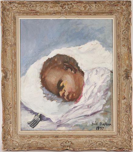 Dixie Durham O/C Painting, Fork Under Pillow