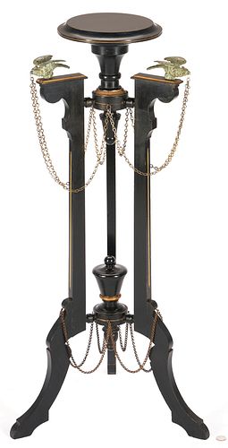 American Aesthetic Movement Fern Stand, Eagle Finials