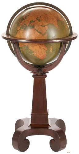 C. S. Hammond & Co. 18 Inch Terrestrial Globe on Stand