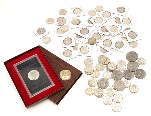 77 U.S. Silver Coins, incl. 90% & 40%