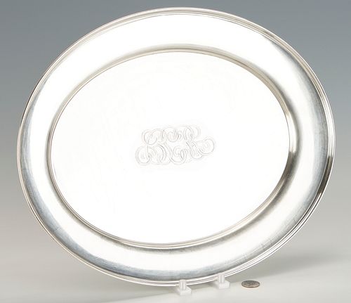 Whiting 18" Sterling Serving Tray
