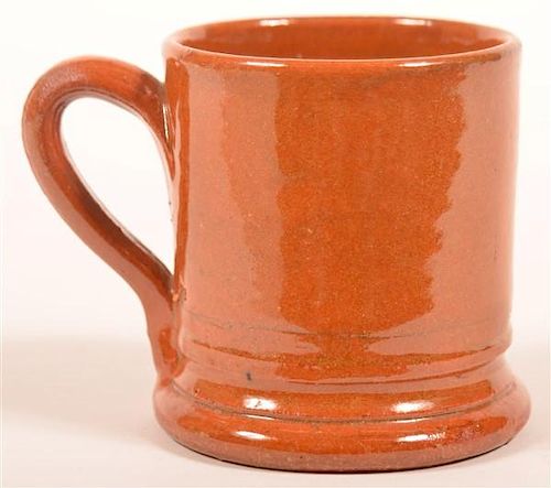 Glazed Redware Mug.