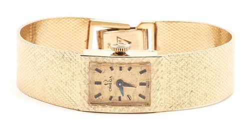 Ladies 14K Gold Omega Watch